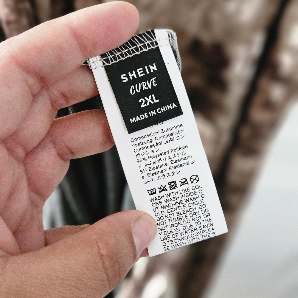SHEIN Curve 2XL Wrap Dress